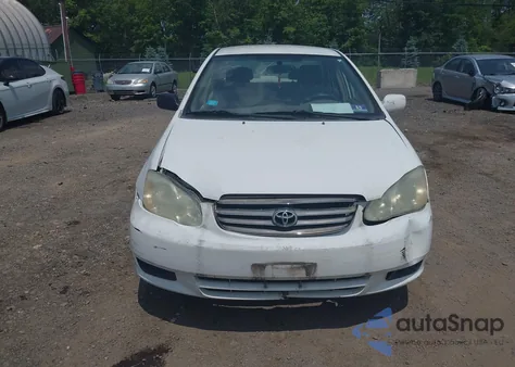 2003 Toyota Corolla Le from USA, damaged, VIN JTDBR32E930019739